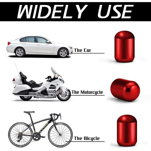 4PCS Car Tire Valve Stem Caps, Air Caps Cover, Universal for Cars, SUVs,… - Picture 2 of 6